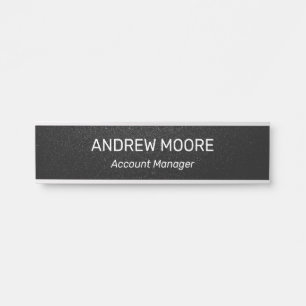 Professional Modern Office Door Sign