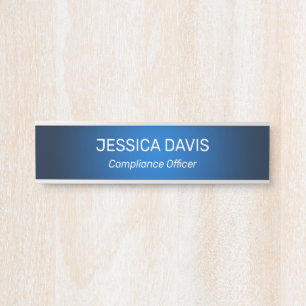 Professional Modern Office Door Sign