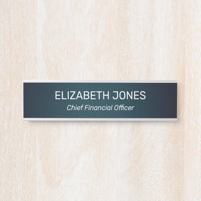 Professional Modern Office Door Sign (Front)