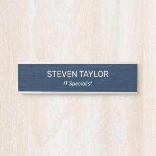 Professional Modern Office Door Sign