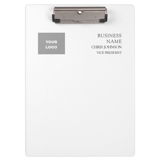 Professional Modern Plain Simple Clipboard (Front)