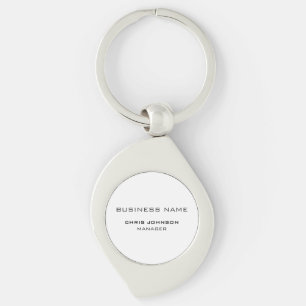 Professional Modern Plain Simple Key Ring