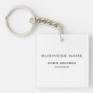 Professional Modern Plain Simple Key Ring