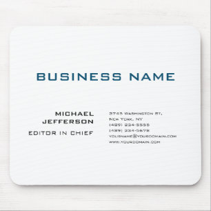 Professional Modern Plain Simple Mouse Mat