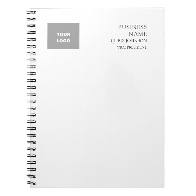 Professional Modern Plain Simple Notebook (Front)