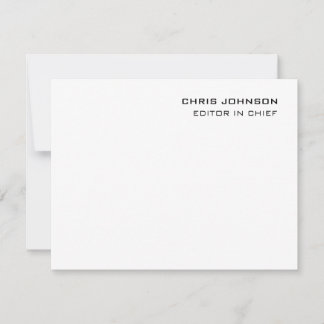 Professional Modern Plain Simple RSVP Card