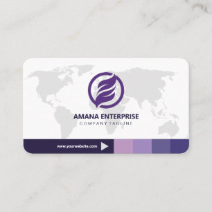 Professional Modern QR Code Custom Personalised Business Card