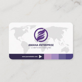 Professional Modern QR Code Custom Personalised Business Card