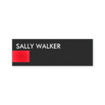 Professional Modern Red mini business cards