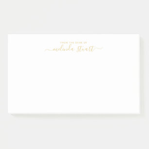 Professional Modern Script Post-it Notes