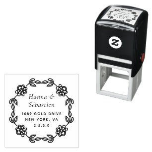Professional Modern Script Return Address  Self-inking Stamp