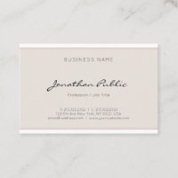 Professional Modern Simple Elegant Minimalistic