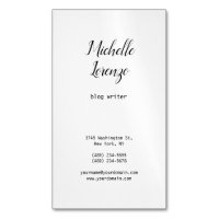 Professional Modern Simple Plain Black & White