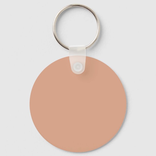 Professional Modern Simple Plain Tumbleweed Colour Key Ring (Front)