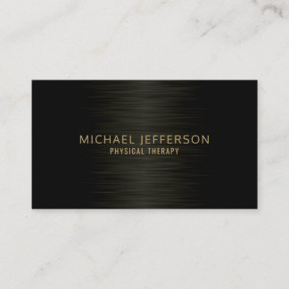 Professional Modern Steel Black Business Card