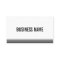 Professional Modern Stripes Bold Business Card