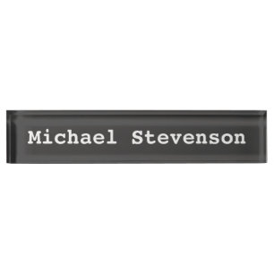 Professional Modern Style Business Desk Nameplate