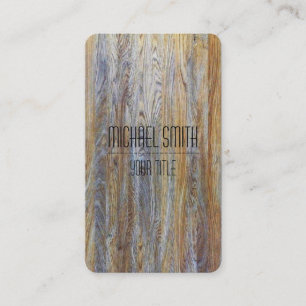 Professional Modern Wood Grain #4 Business Card