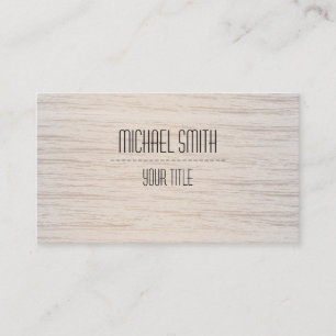 Professional Modern Wood Grain Business Card