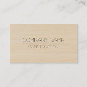 Professional Modern Wood Grain Texture #2 Business Card