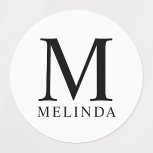 Professional Monogram and Name