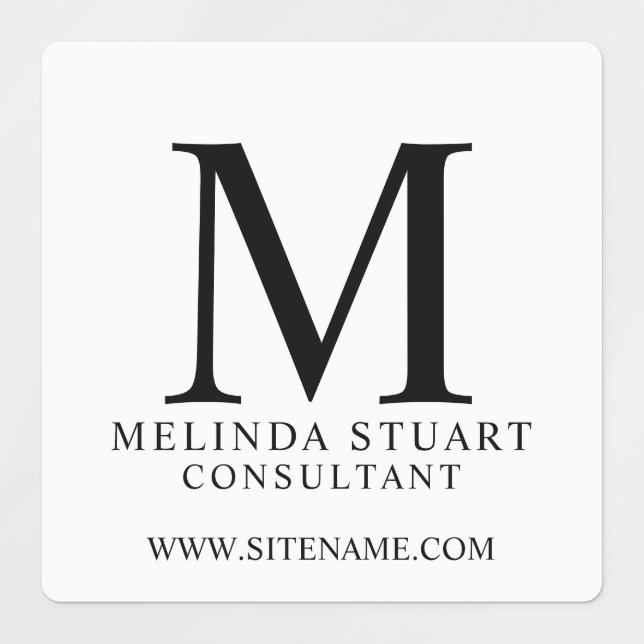 Professional Monogram and Name Business (Design 1)