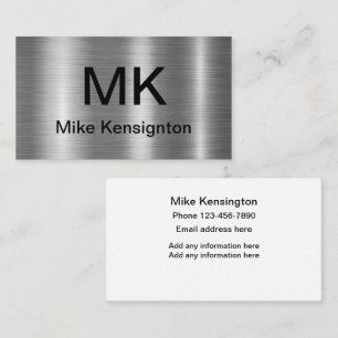 Professional Monogram Business Card Design