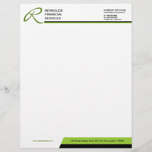 Professional Monogram Business Letterhead