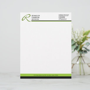 Professional Monogram Business Letterhead Design