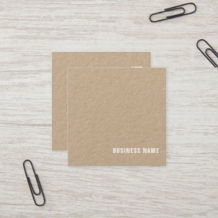 Professional Monogram Design Elegant Plain Luxury Square Business Card