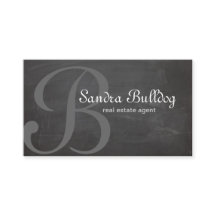 Professional Monogram Elegant Real Estate Chalk.