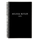 Professional Monogram Minimalist Black