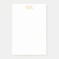 Professional Monogram Minimalist Plain Name
