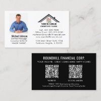 Professional Mortgage Photo Logo QR Code 