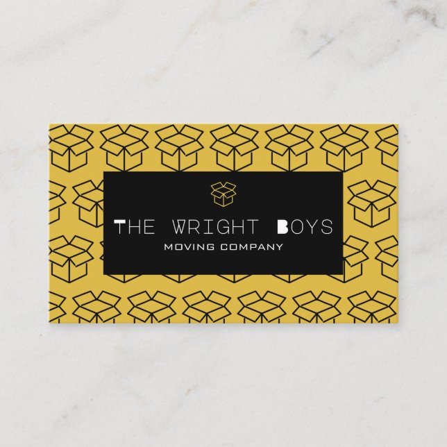 Professional Moving Company Business Card (Front)