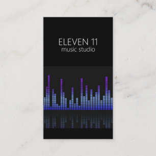 Professional Music Recording Studio Business Card