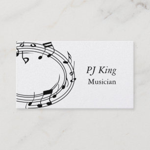 Professional Musician Business Card