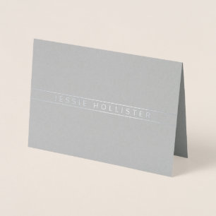 Professional Name Foil Card