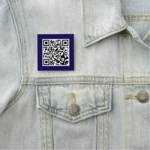 Professional Name Tag with Scannable QR Code
