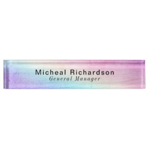 Professional nameplate