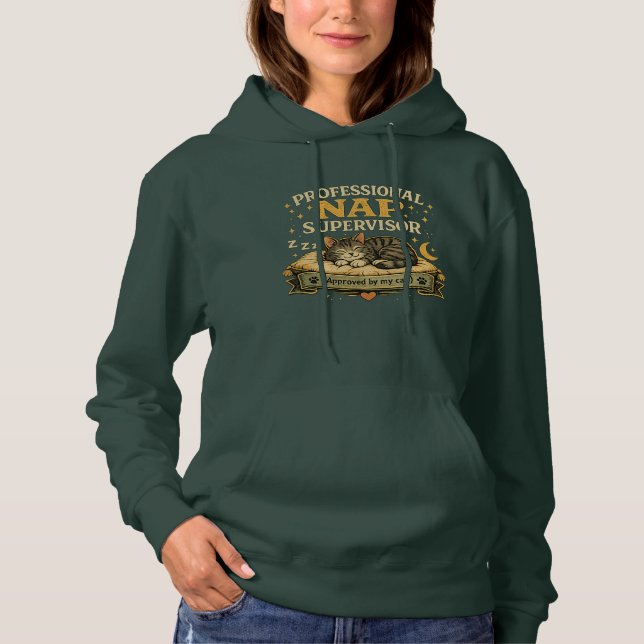  Professional Nap Supervisor Hoodie (Front)