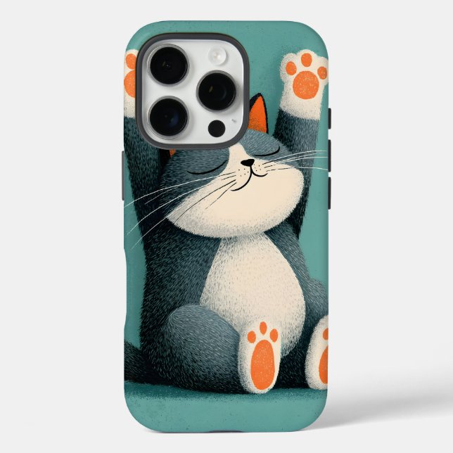 Professional Nap Taker Funny Sleeping Cat Case-Mate iPhone Case (Back)