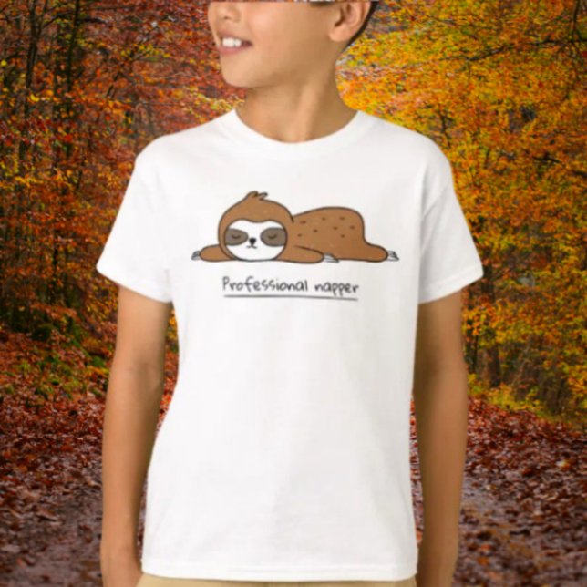 Professional Napper Sloth Cute Kids Shirt (Creator Uploaded)