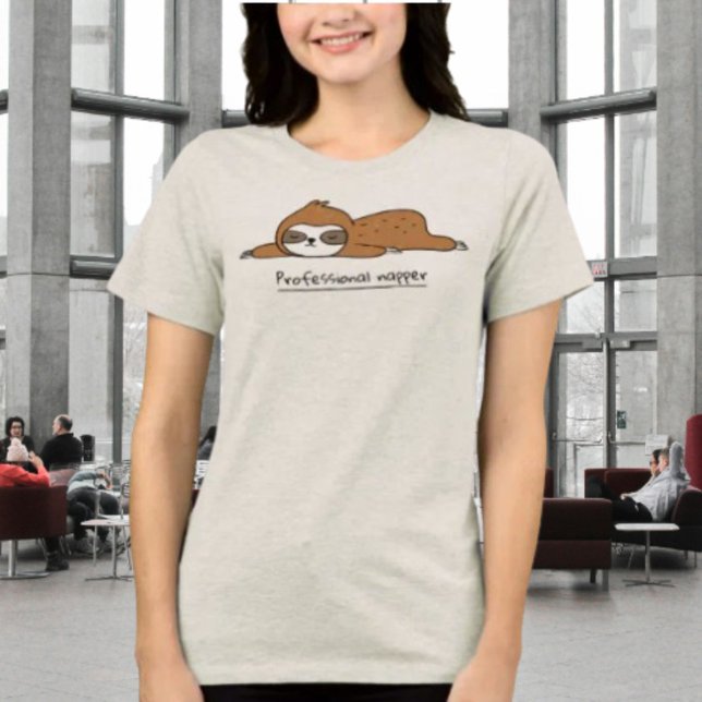 Professional Napper Sloth Funny Graphic Shirt (Creator Uploaded)