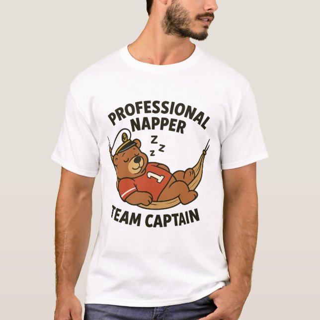 Professional Napper Team Captain T-Shirt (Front)