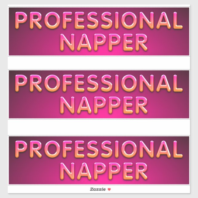 Professional Napper Typography (Sheet)