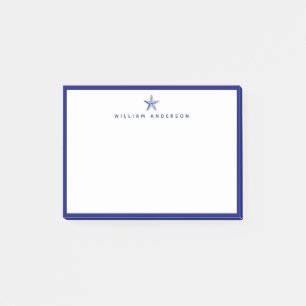Professional Navy Nautical Post-it Notes