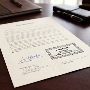 Professional Notary Public   Custom Name & Commiss Self-inking Stamp