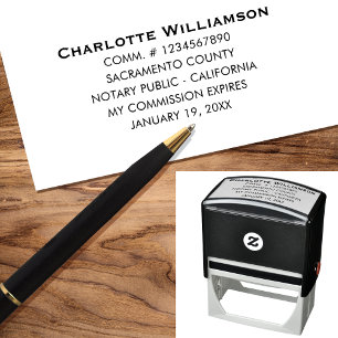 Professional Notary Public Loan Signing Agent Self-inking Stamp