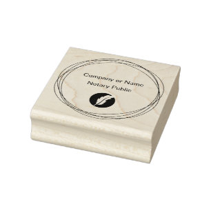 Professional Notary Public Rubber Stamp